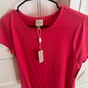 Cupio Women's Bright Pink Short Sleeve Tee